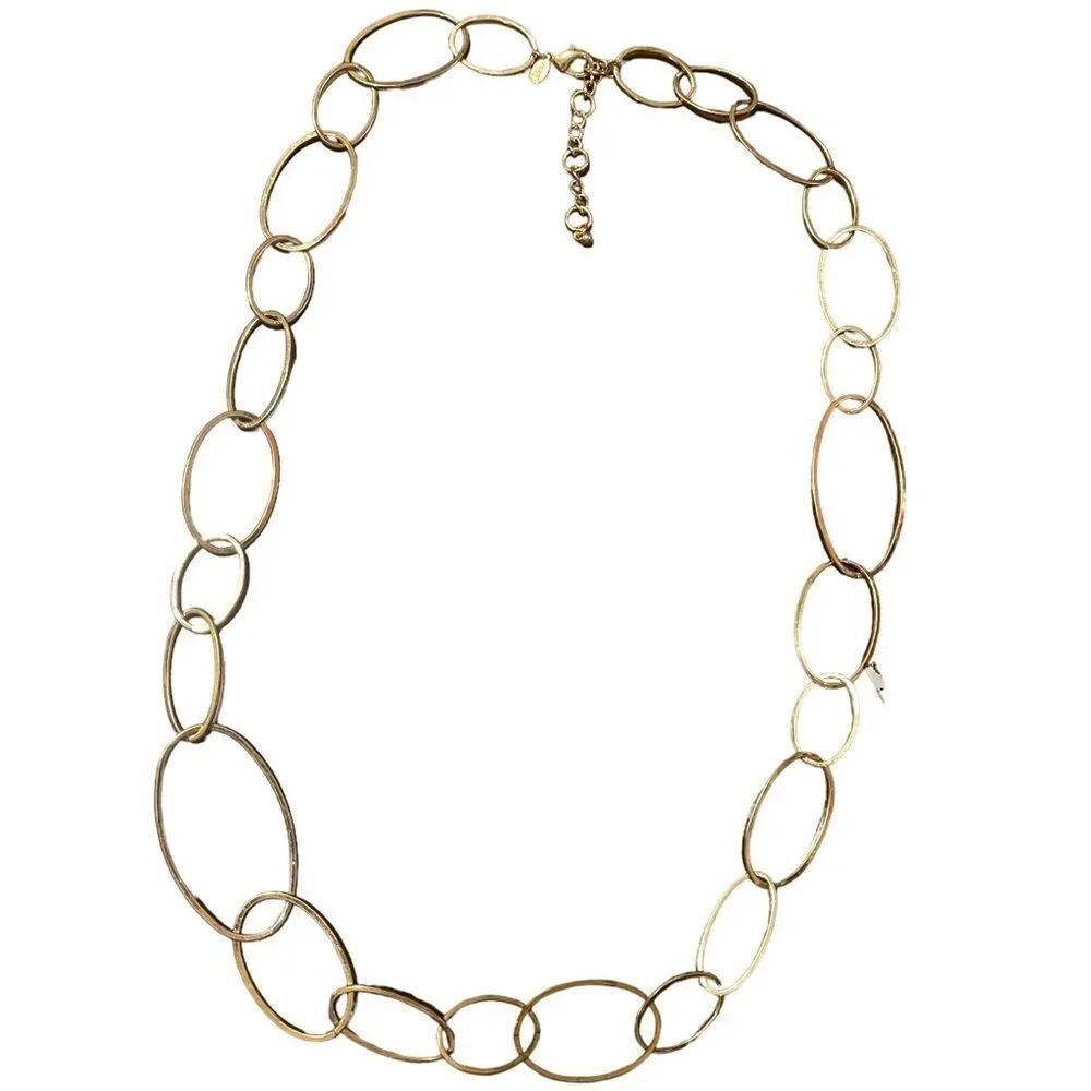 Vintage Chico’s gold tone 40”+3” necklace - Picture 2 of 6